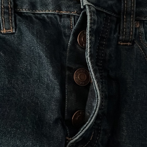 RSQ Vintage High Rise Frayed Hem Distressed Jean shorts size 5 - Picture 10 of 12